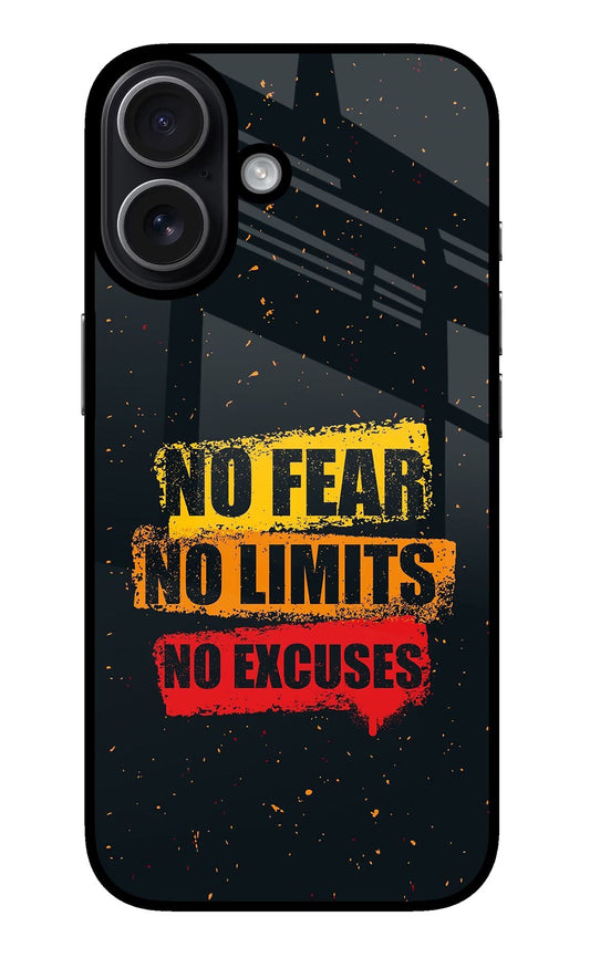 No Fear No Limits No Excuse iPhone 17 Back Cover