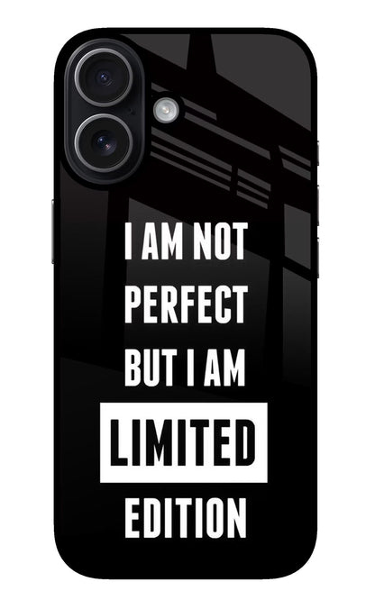I Am Not Perfect But I Am Limited Edition iPhone 17 Back Cover