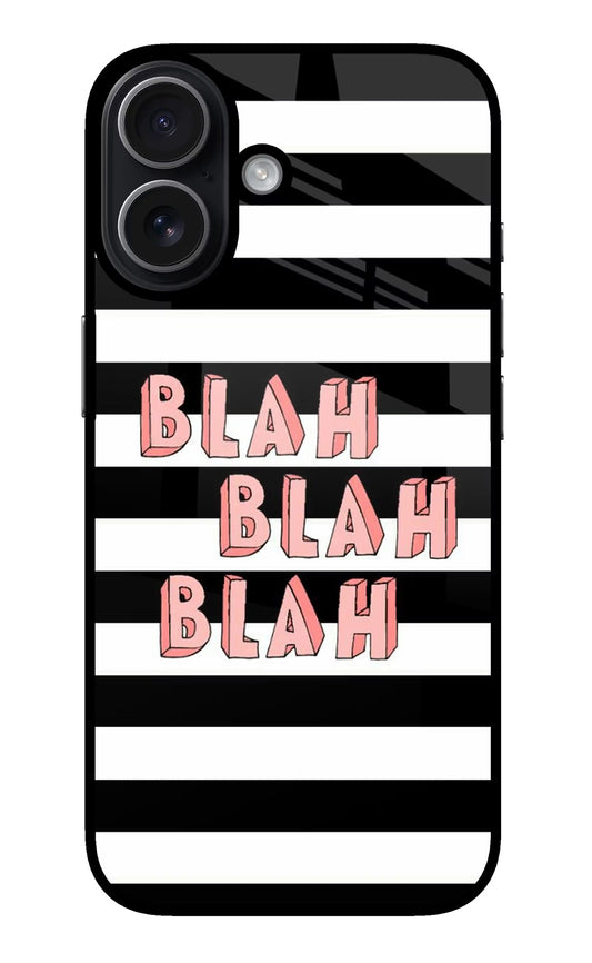 Blah Blah Blah iPhone 17 Back Cover