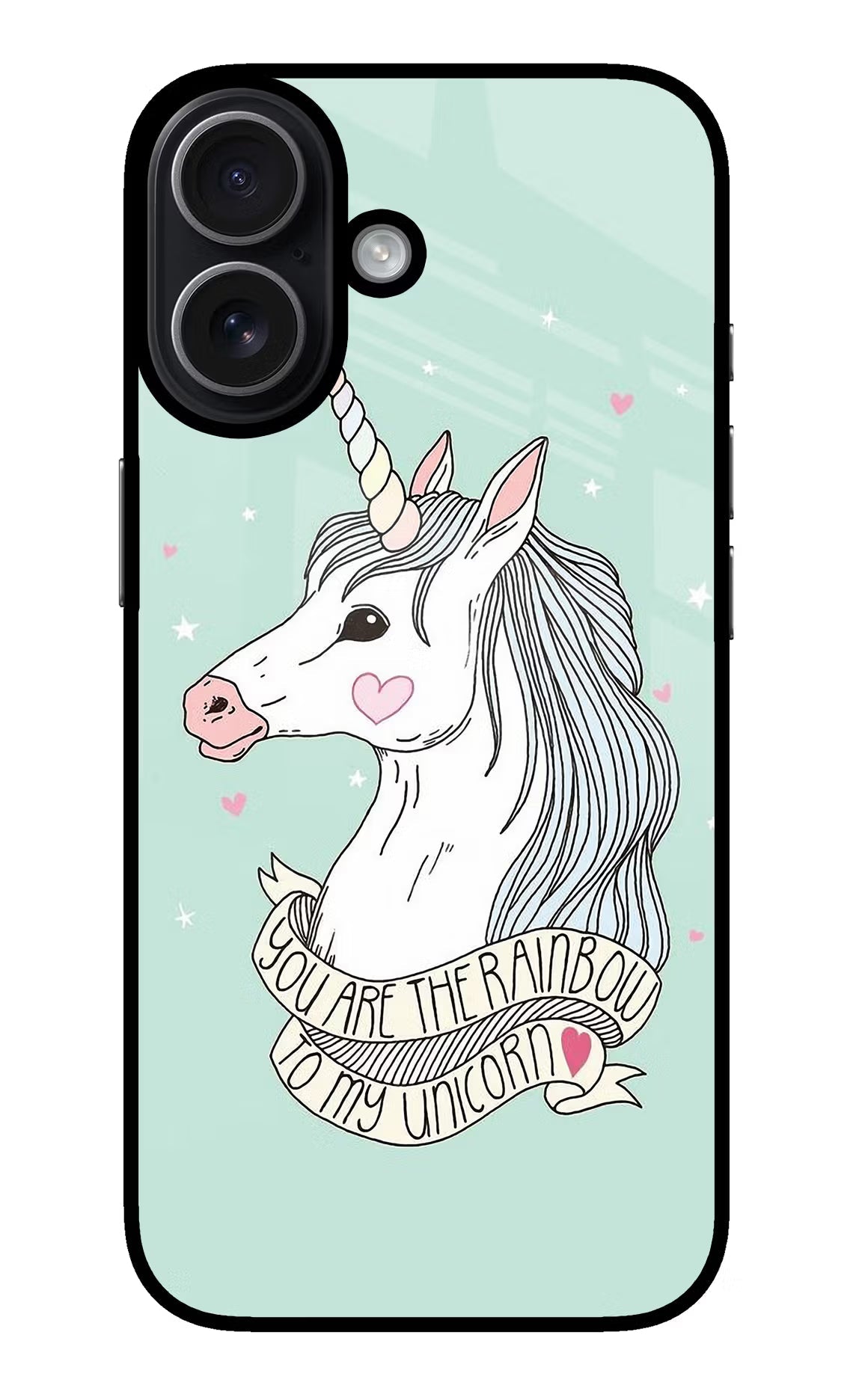 Unicorn Wallpaper iPhone 17 Glass Case