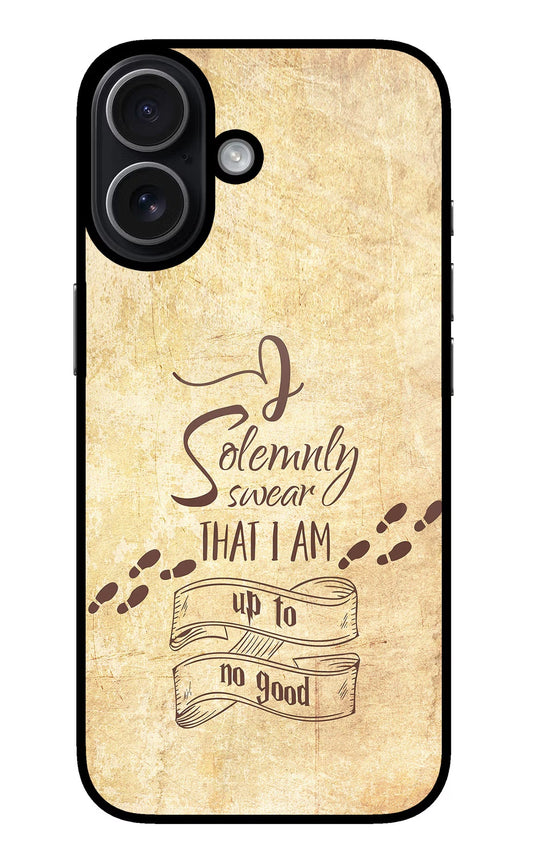 I Solemnly swear that i up to no good iPhone 17 Back Cover