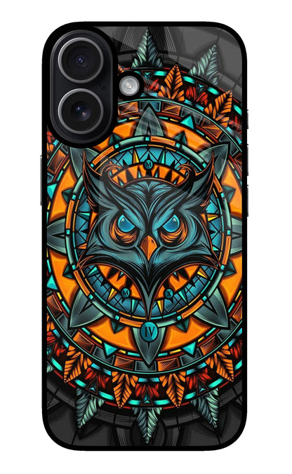 Angry Owl Art iPhone 17 Back Cover