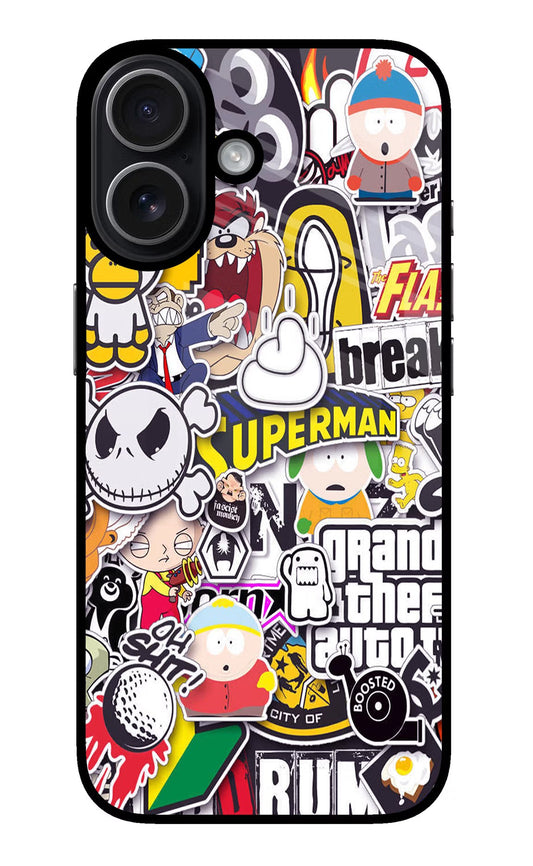 Sticker Bomb iPhone 17 Back Cover