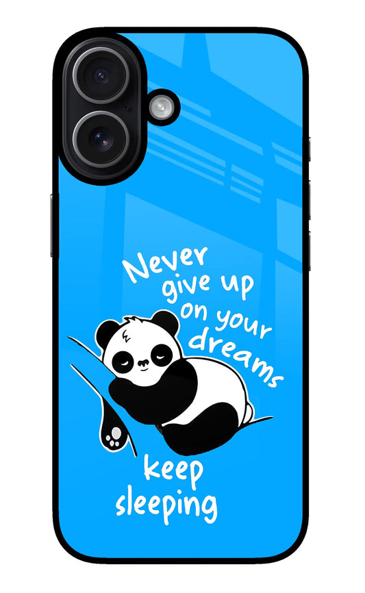 Keep Sleeping iPhone 17 Back Cover