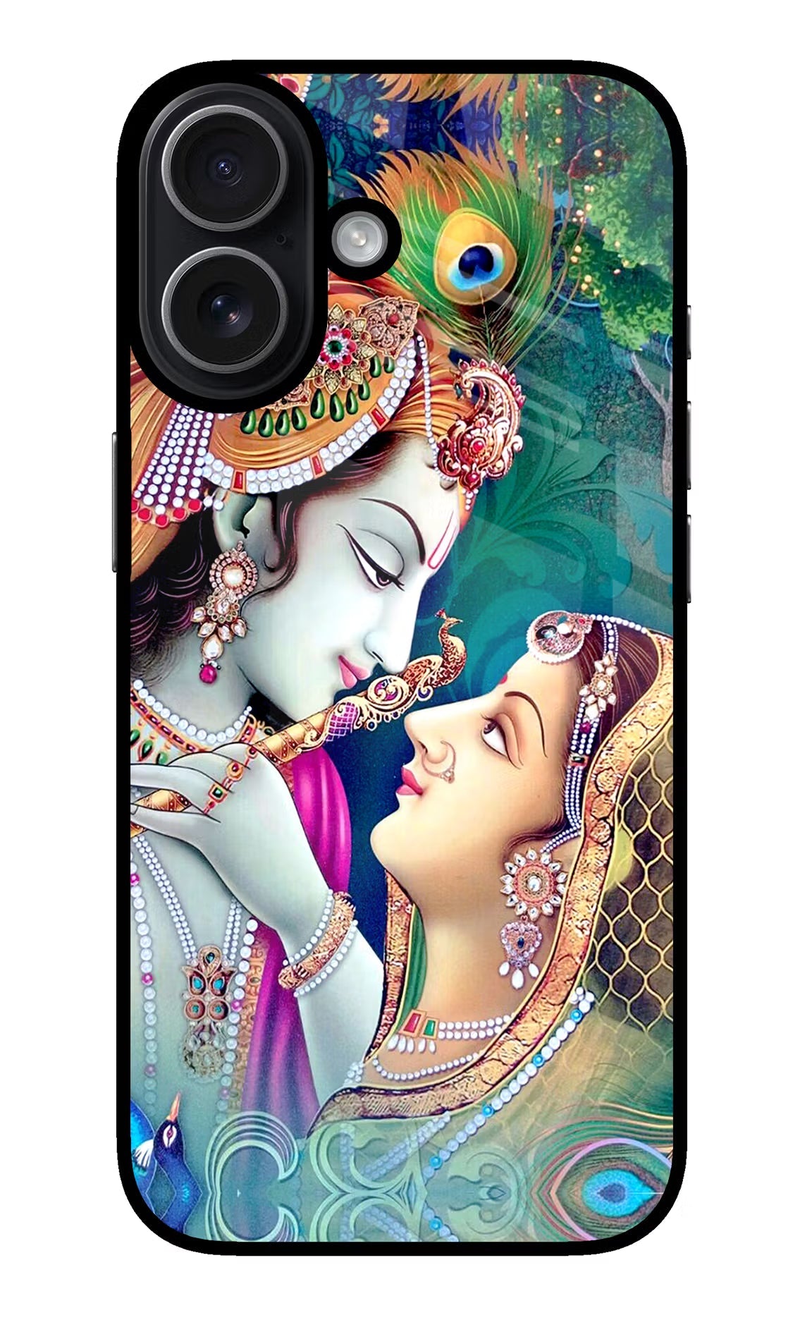 Lord Radha Krishna iPhone 17 Back Cover