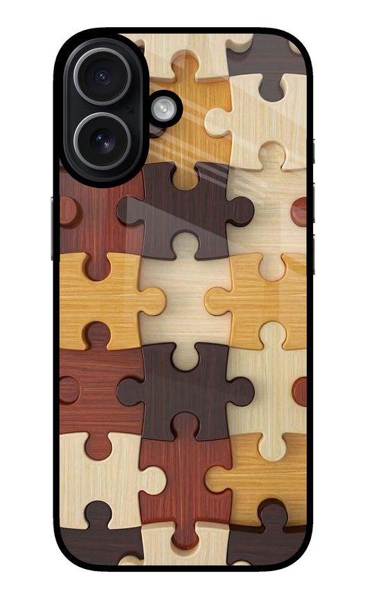 Wooden Puzzle iPhone 17 Back Cover