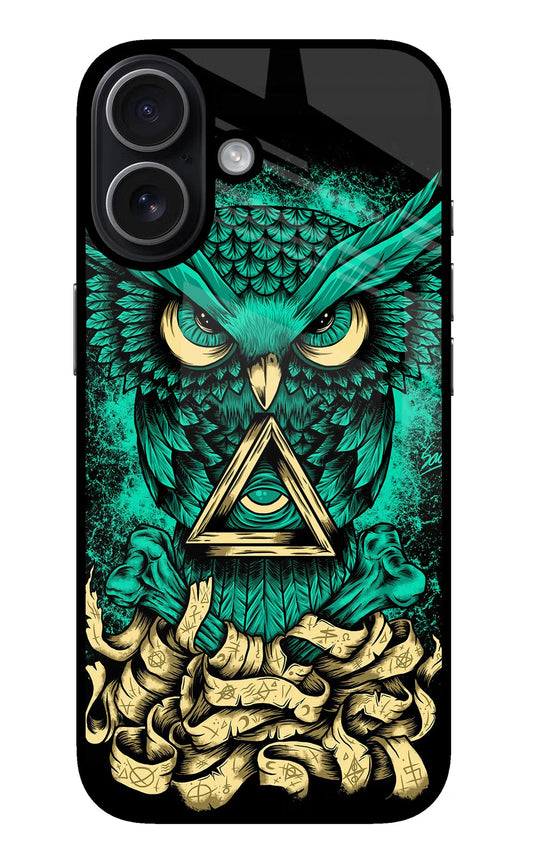 Green Owl iPhone 17 Back Cover