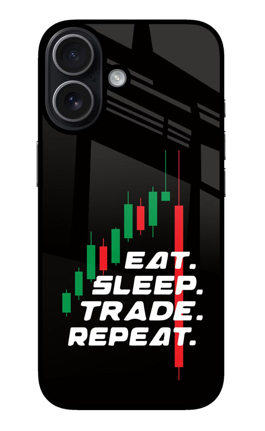 Eat Sleep Trade Repeat iPhone 17 Back Cover
