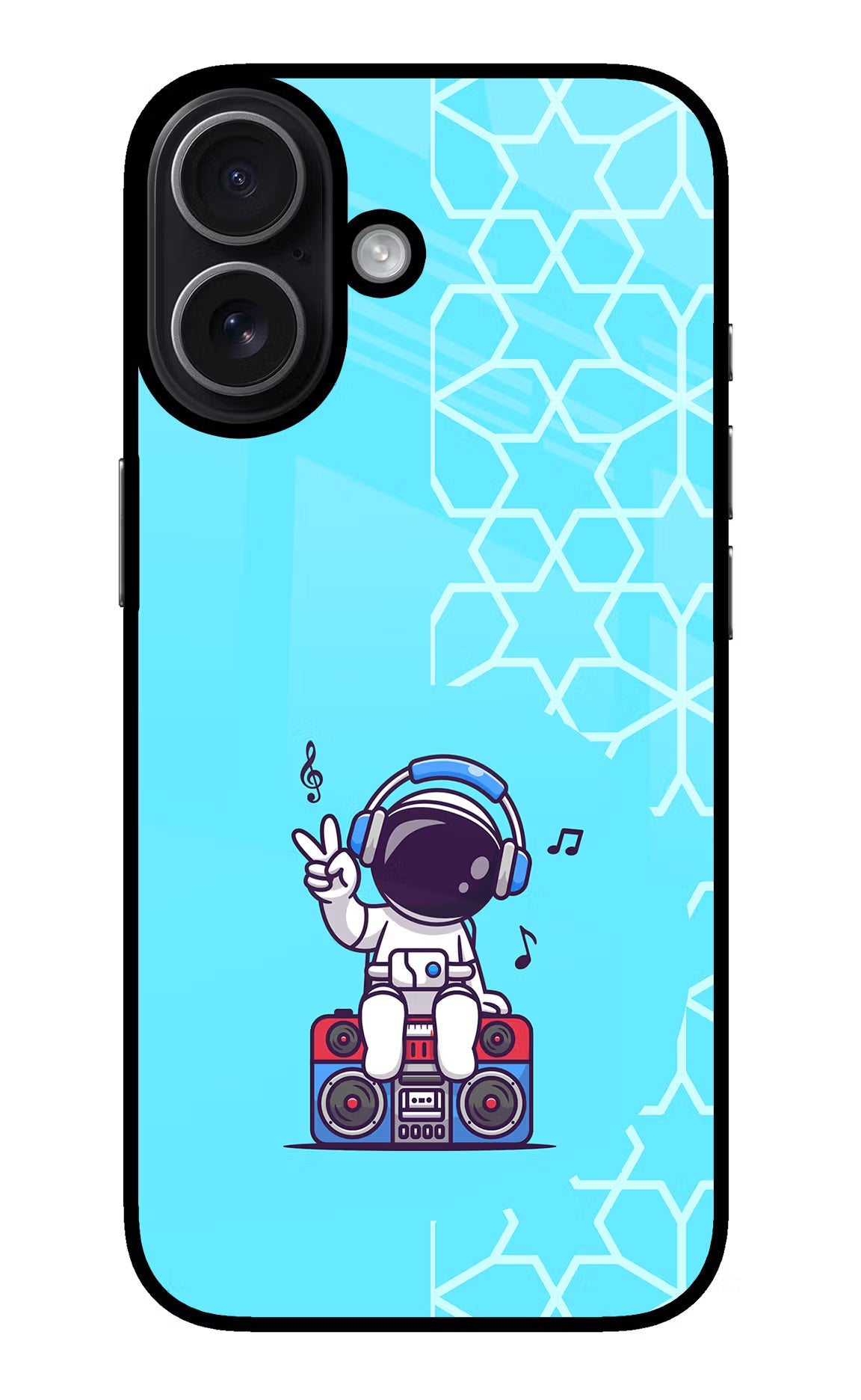 Cute Astronaut Chilling iPhone 17 Back Cover