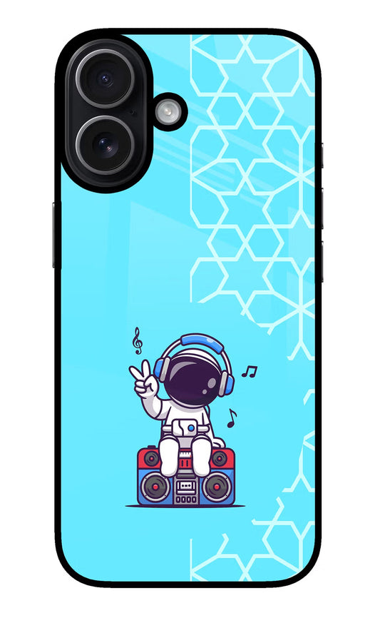 Cute Astronaut Chilling iPhone 17 Back Cover