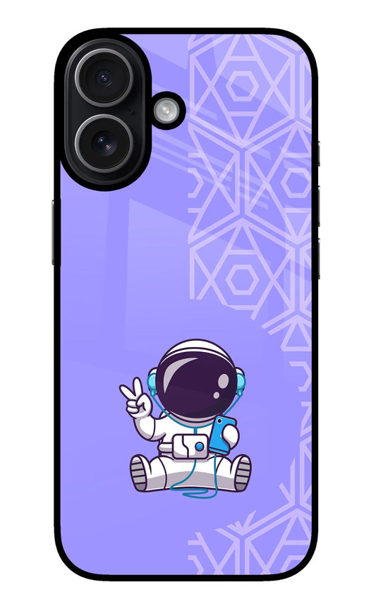 Cute Astronaut Chilling iPhone 17 Back Cover