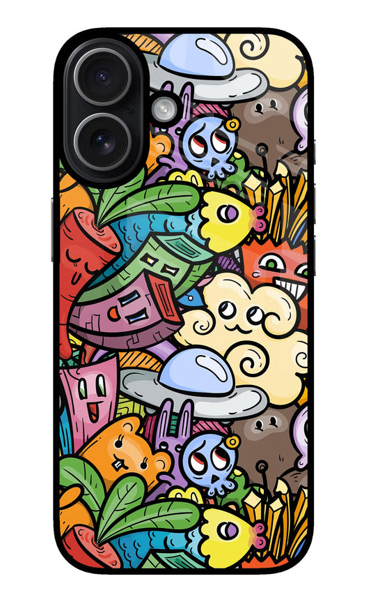 Veggie Doodle iPhone 17 Back Cover