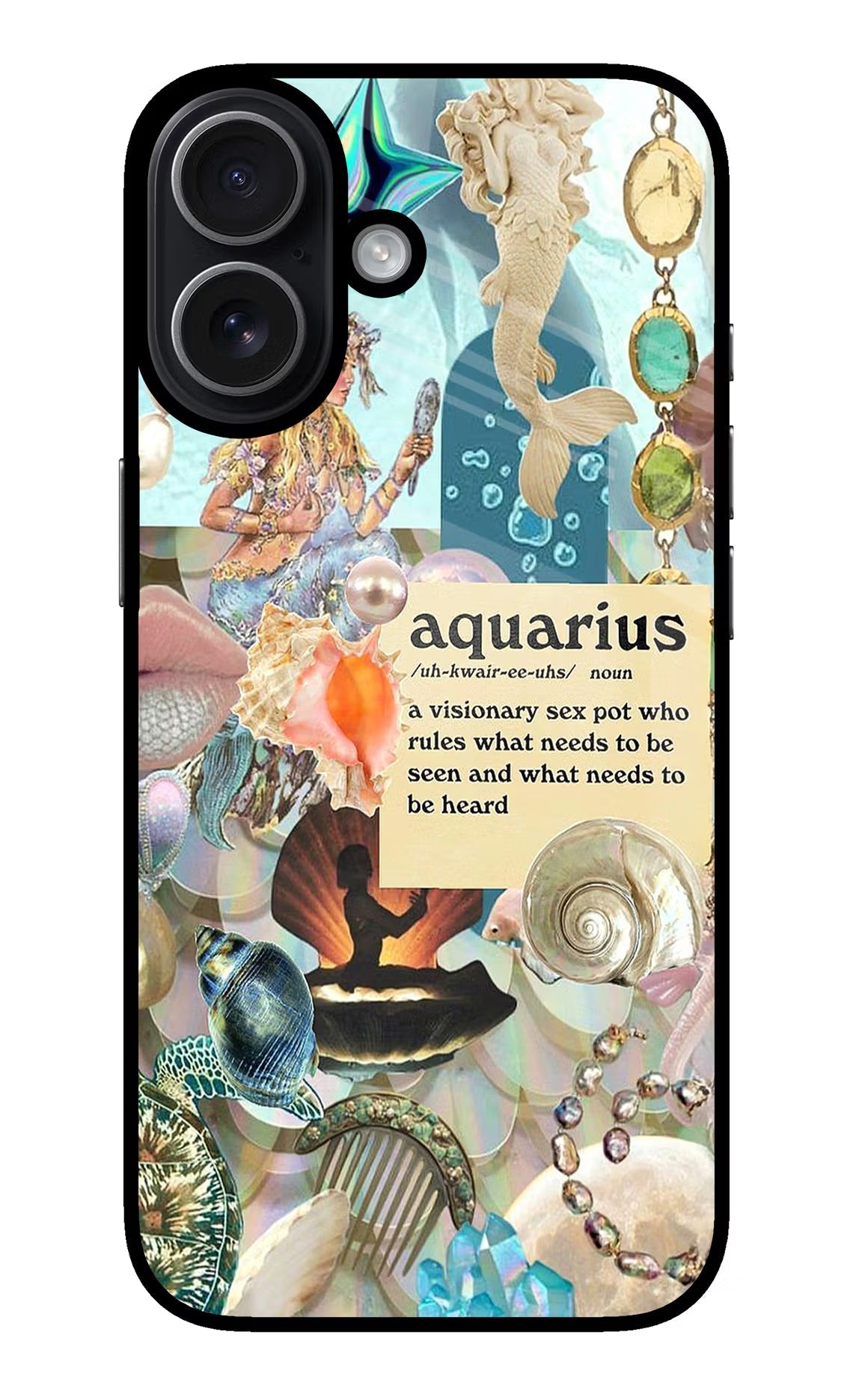 Aquarius Zodiac iPhone 17 Back Cover