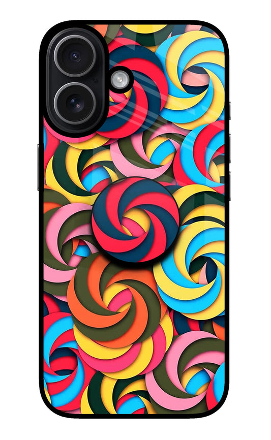 Spiral Pattern iPhone 17 Pop Case
