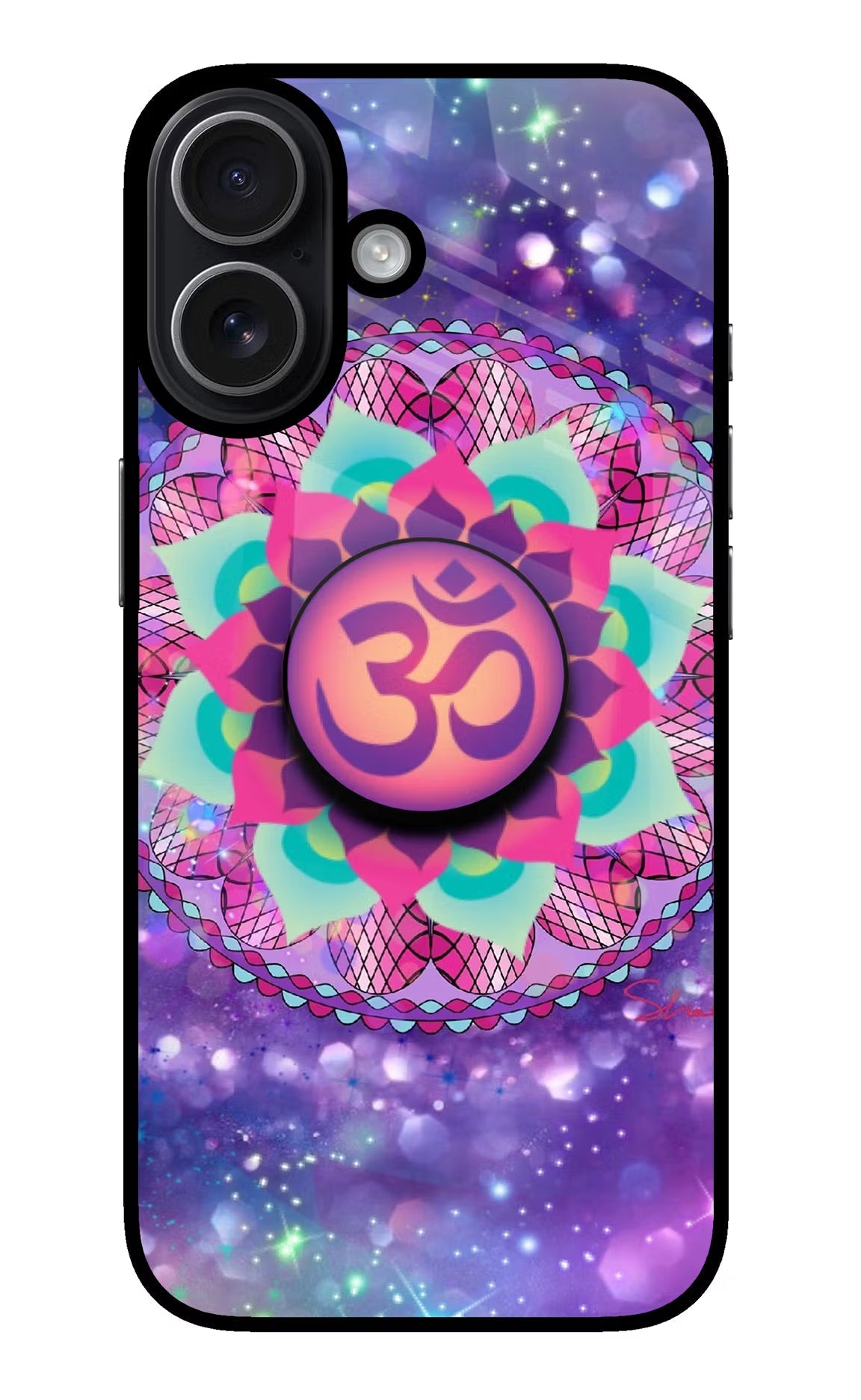 Om Purple iPhone 17 Pop Case