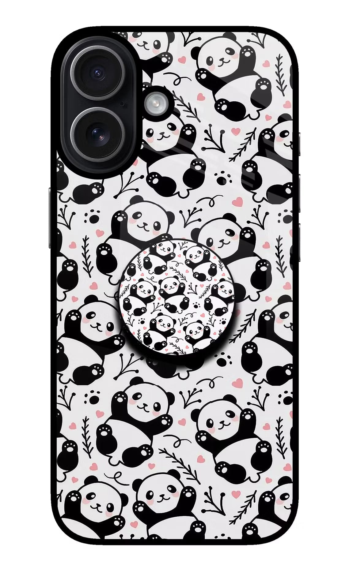 Cute Panda iPhone 17 Pop Case
