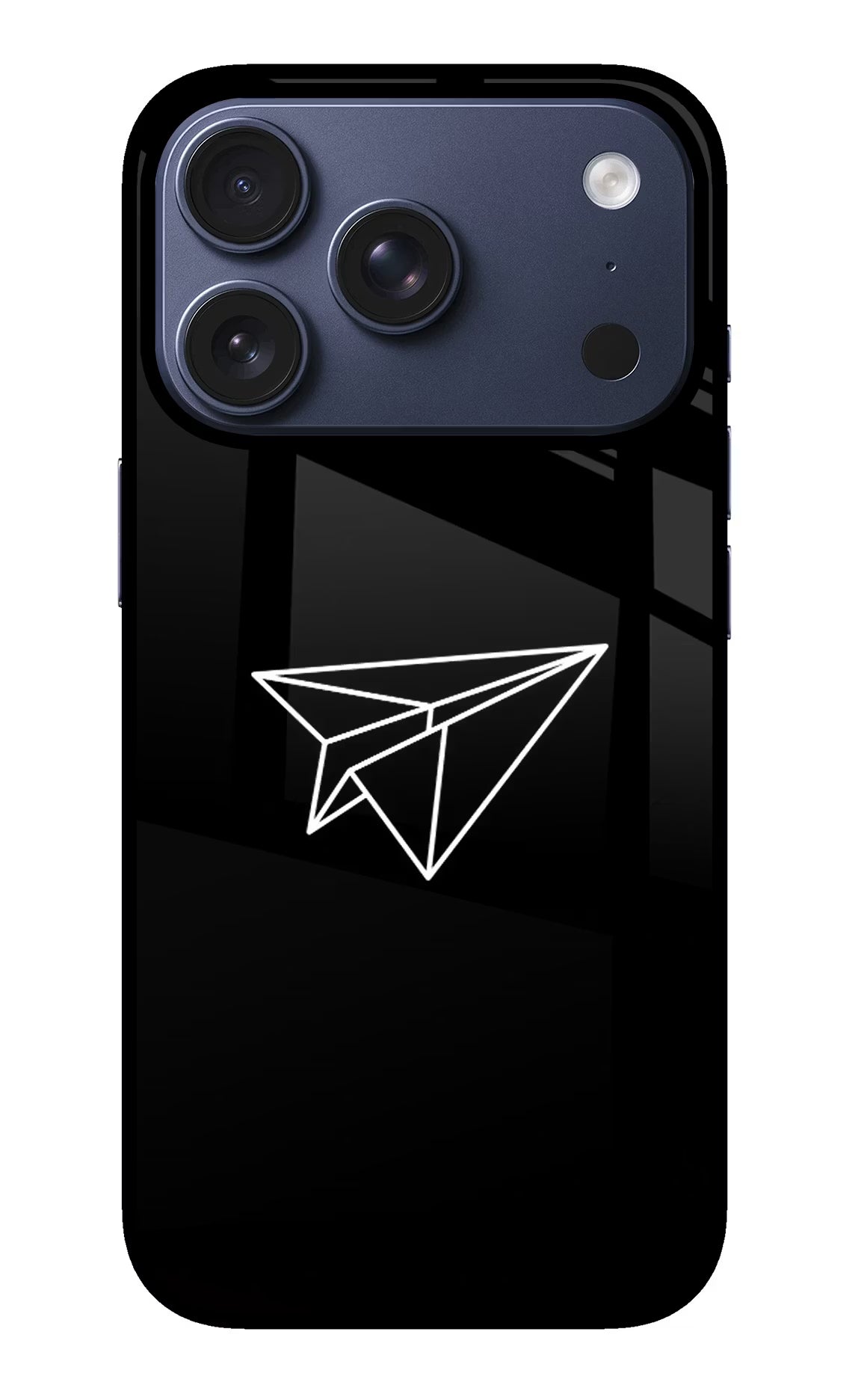 Paper Plane White iPhone 17 Pro Back Cover
