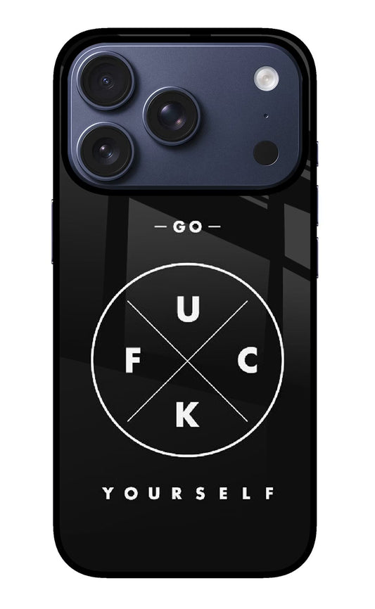 Go Fuck Yourself iPhone 17 Pro Back Cover