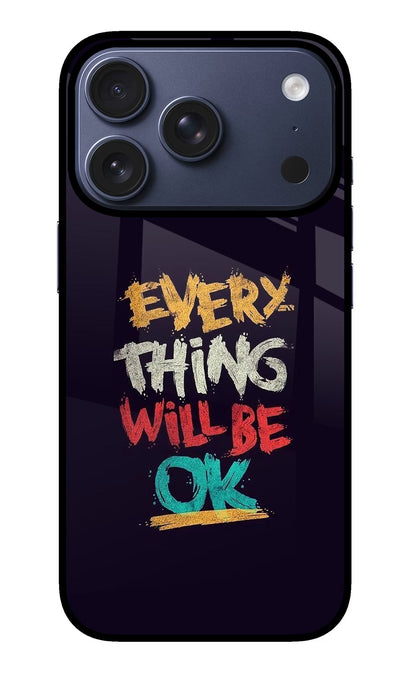 Everything Will Be Ok iPhone 17 Pro Back Cover