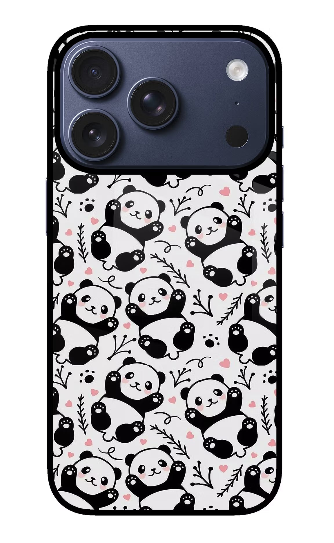 Cute Panda iPhone 17 Pro Back Cover
