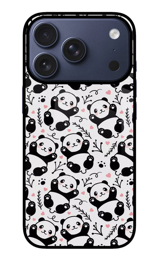 Cute Panda iPhone 17 Pro Back Cover