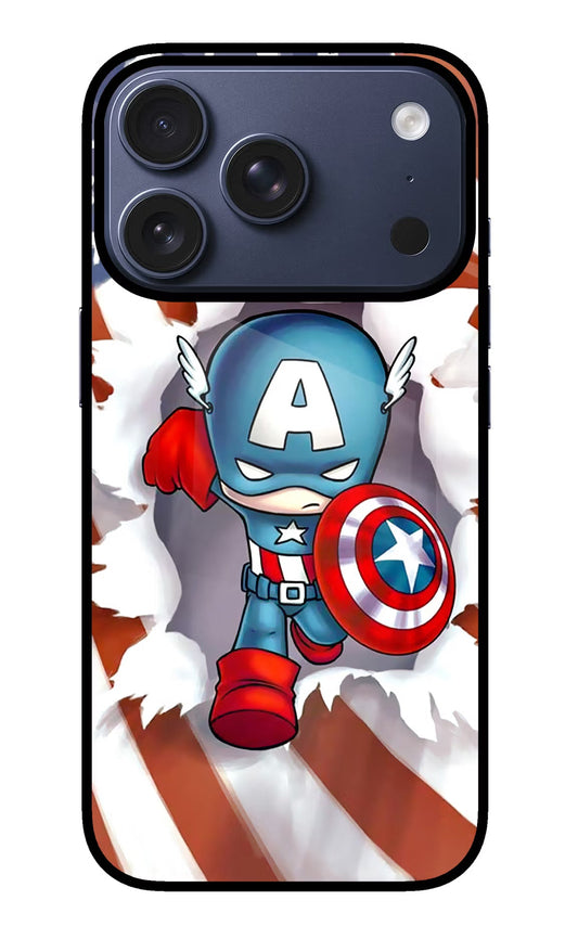 Captain America iPhone 17 Pro Glass Case