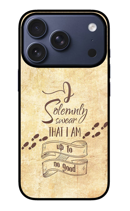 I Solemnly swear that i up to no good iPhone 17 Pro Back Cover