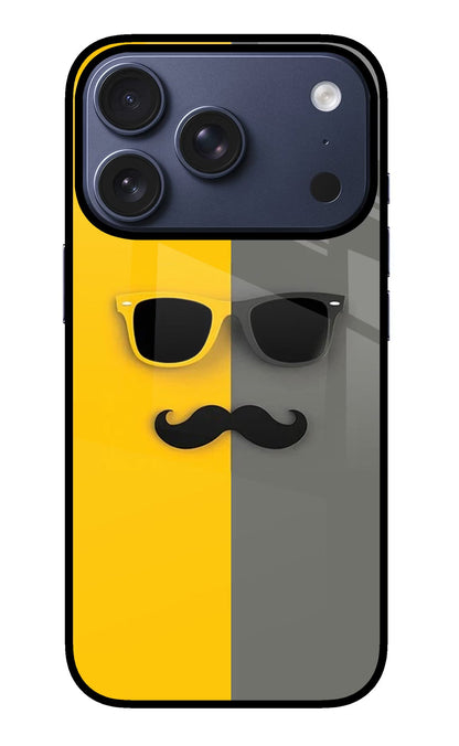 Sunglasses with Mustache iPhone 17 Pro Back Cover