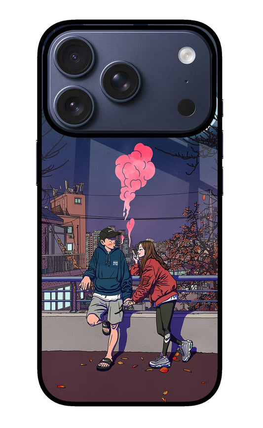 Chilling Couple iPhone 17 Pro Back Cover