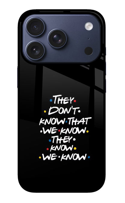 FRIENDS Dialogue iPhone 17 Pro Back Cover