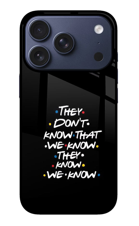 FRIENDS Dialogue iPhone 17 Pro Back Cover