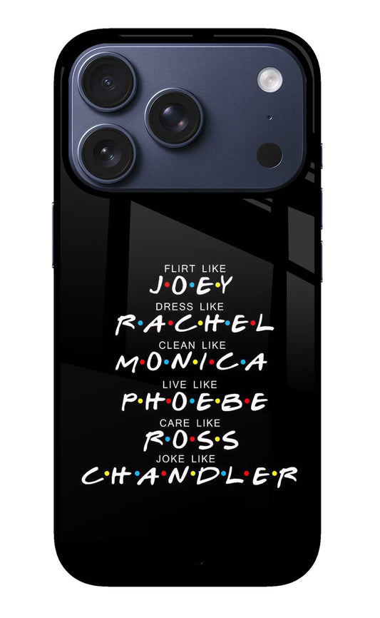 FRIENDS Character iPhone 17 Pro Back Cover