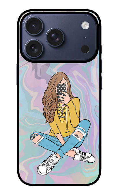 Selfie Girl iPhone 17 Pro Back Cover