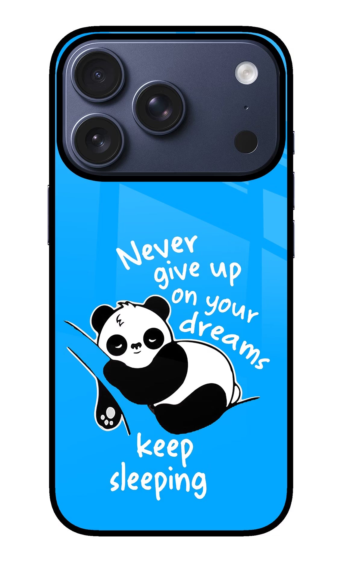 Keep Sleeping iPhone 17 Pro Glass Case
