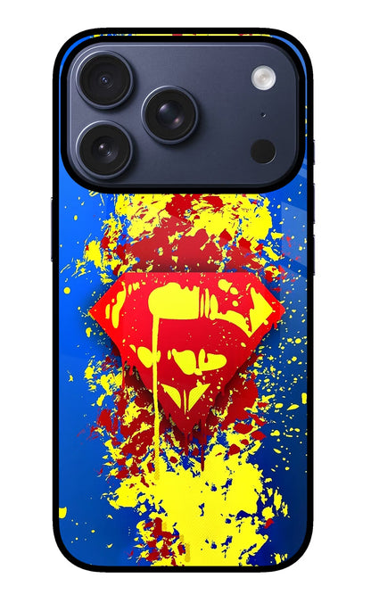 Superman logo iPhone 17 Pro Back Cover