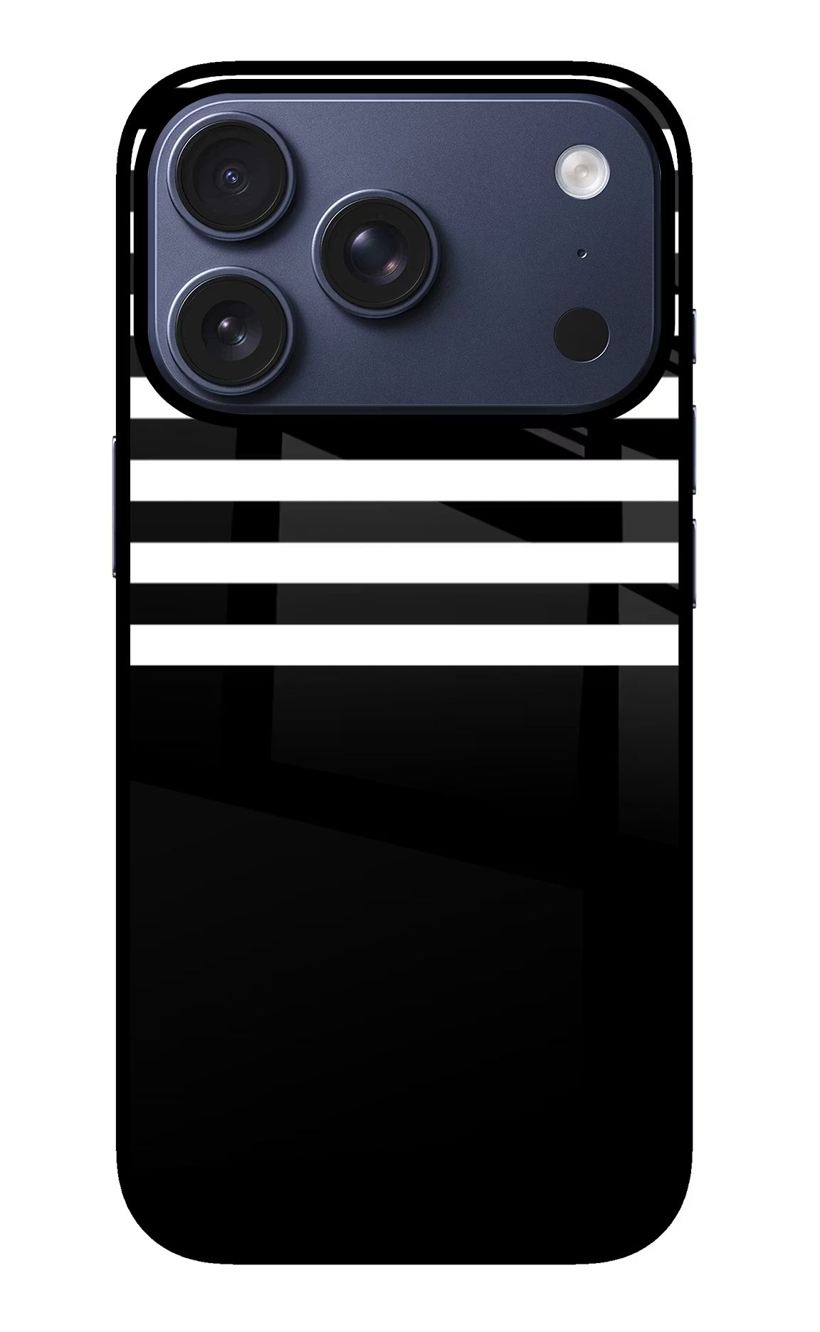 Black and White Print iPhone 17 Pro Back Cover