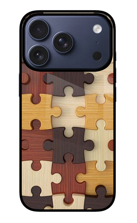 Wooden Puzzle iPhone 17 Pro Back Cover