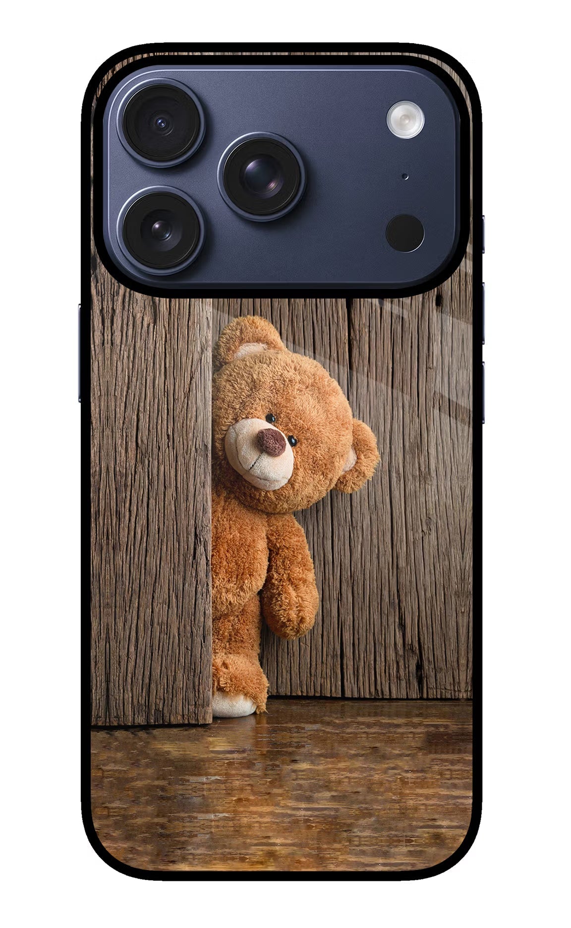 Teddy Wooden iPhone 17 Pro Back Cover