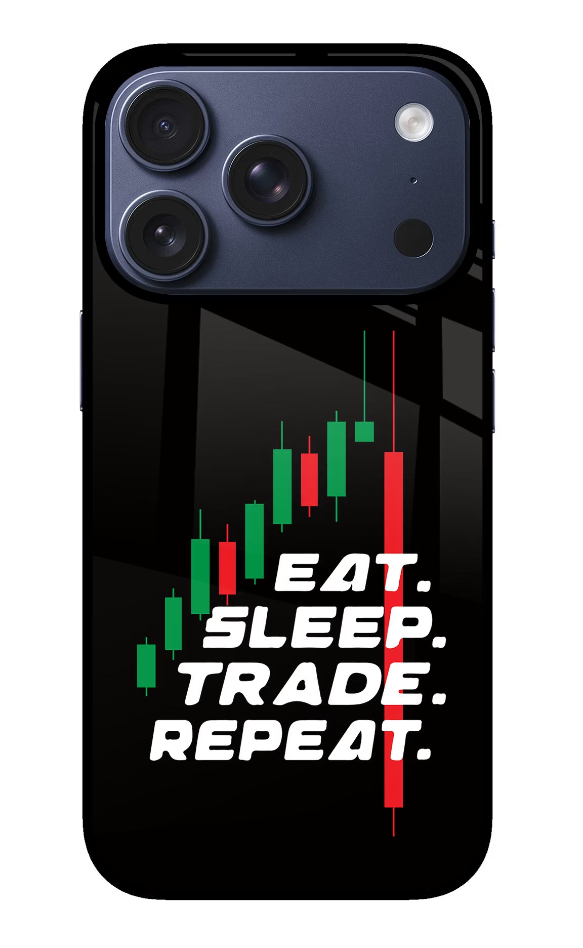 Eat Sleep Trade Repeat iPhone 17 Pro Back Cover