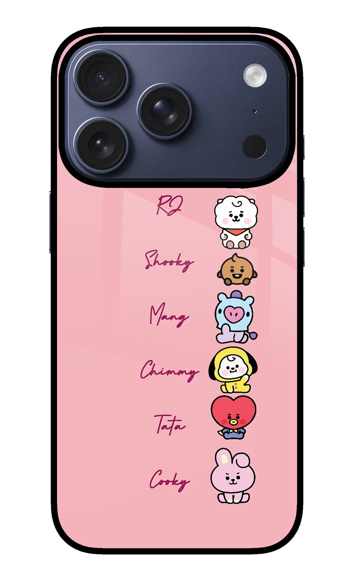 BTS names iPhone 17 Pro Back Cover