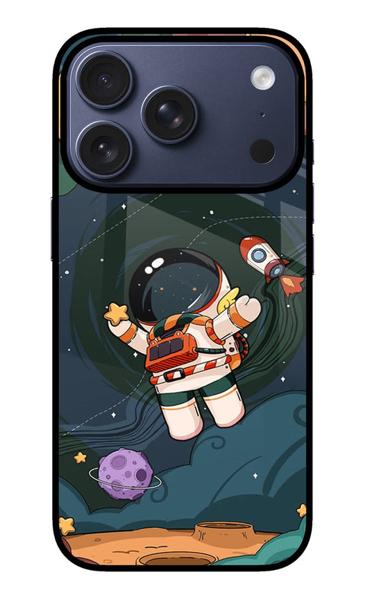 Cartoon Astronaut iPhone 17 Pro Back Cover