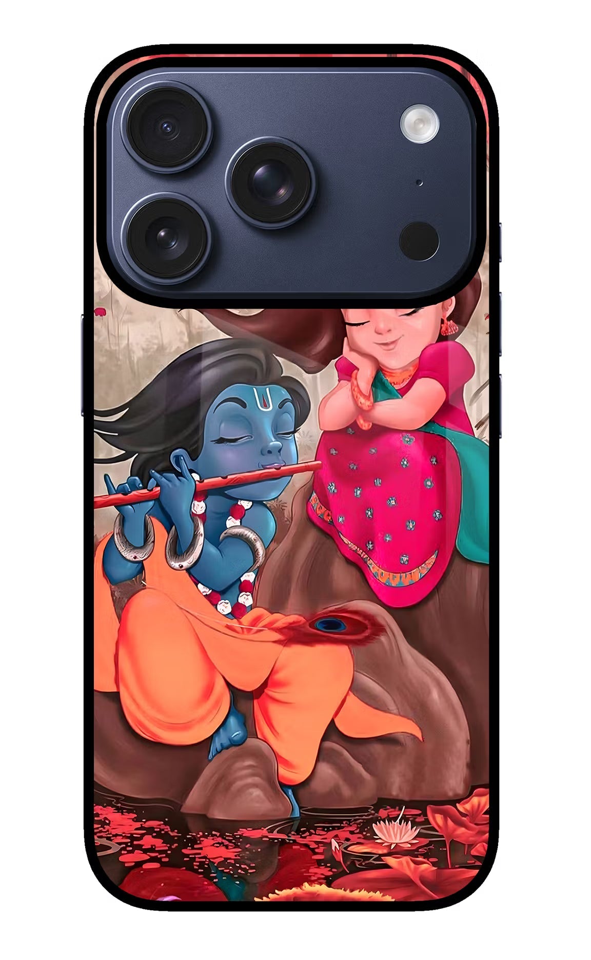 Radhe Krishna iPhone 17 Pro Back Cover