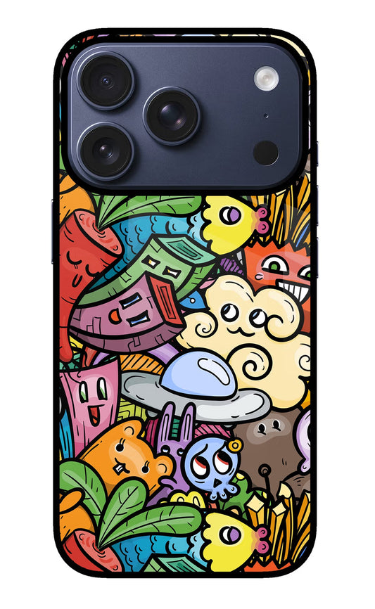 Veggie Doodle iPhone 17 Pro Back Cover
