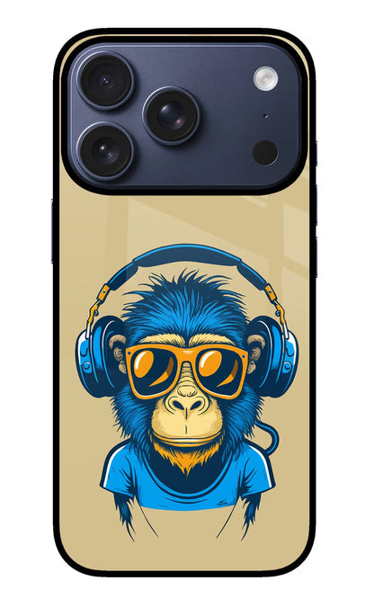 Monkey Headphone iPhone 17 Pro Back Cover