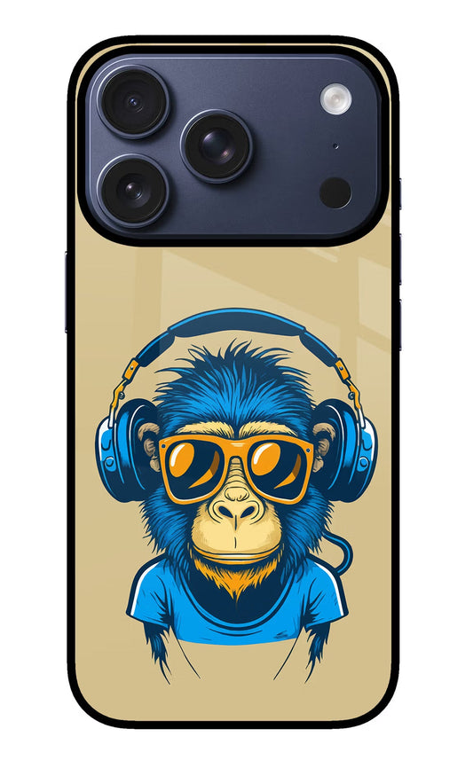 Monkey Headphone iPhone 17 Pro Back Cover