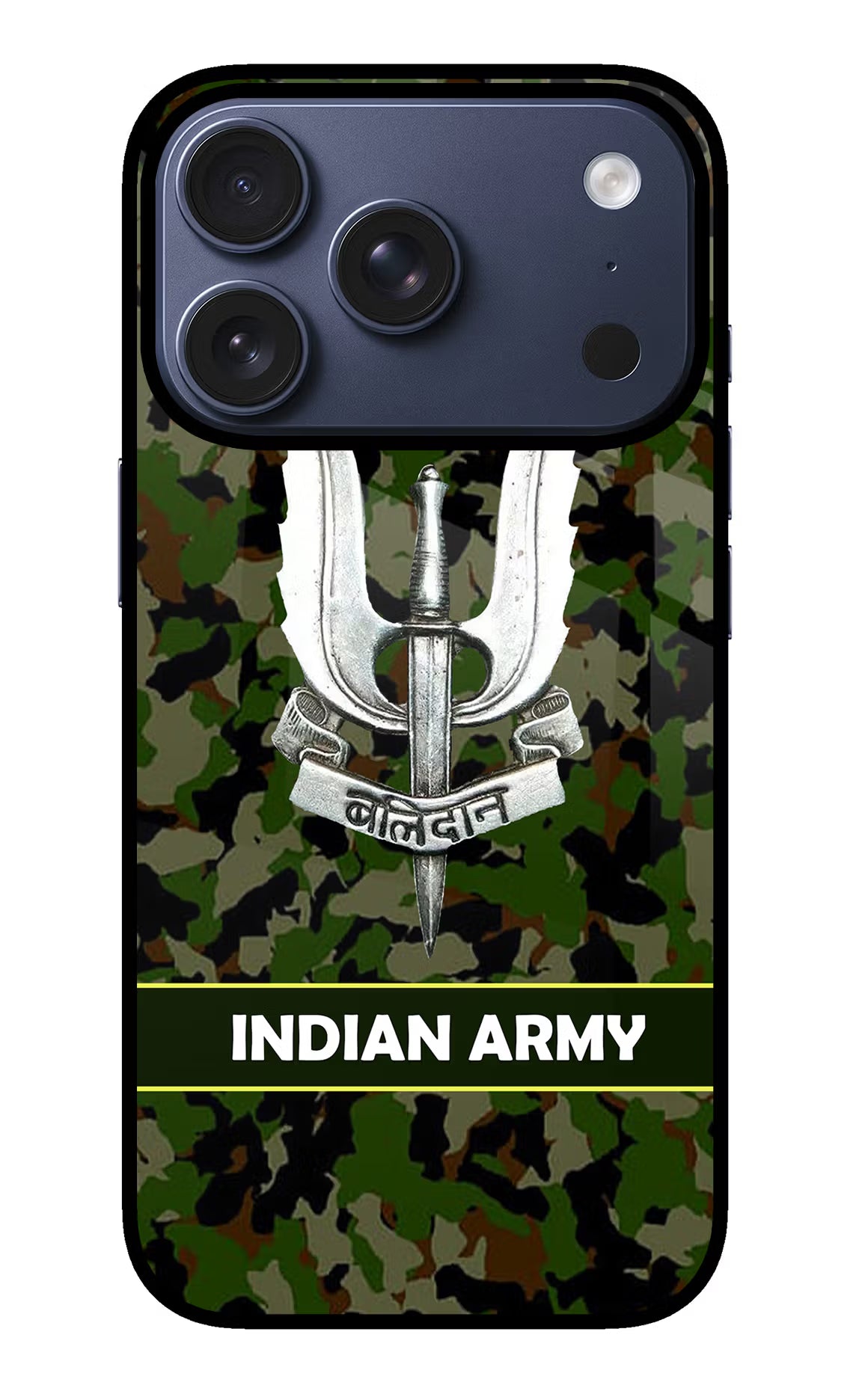 Balidan Indian Logo iPhone 17 Pro Glass Case
