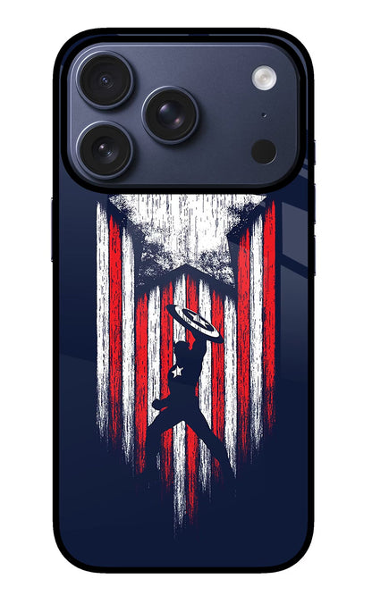 Captain America Marvel Art iPhone 17 Pro Back Cover