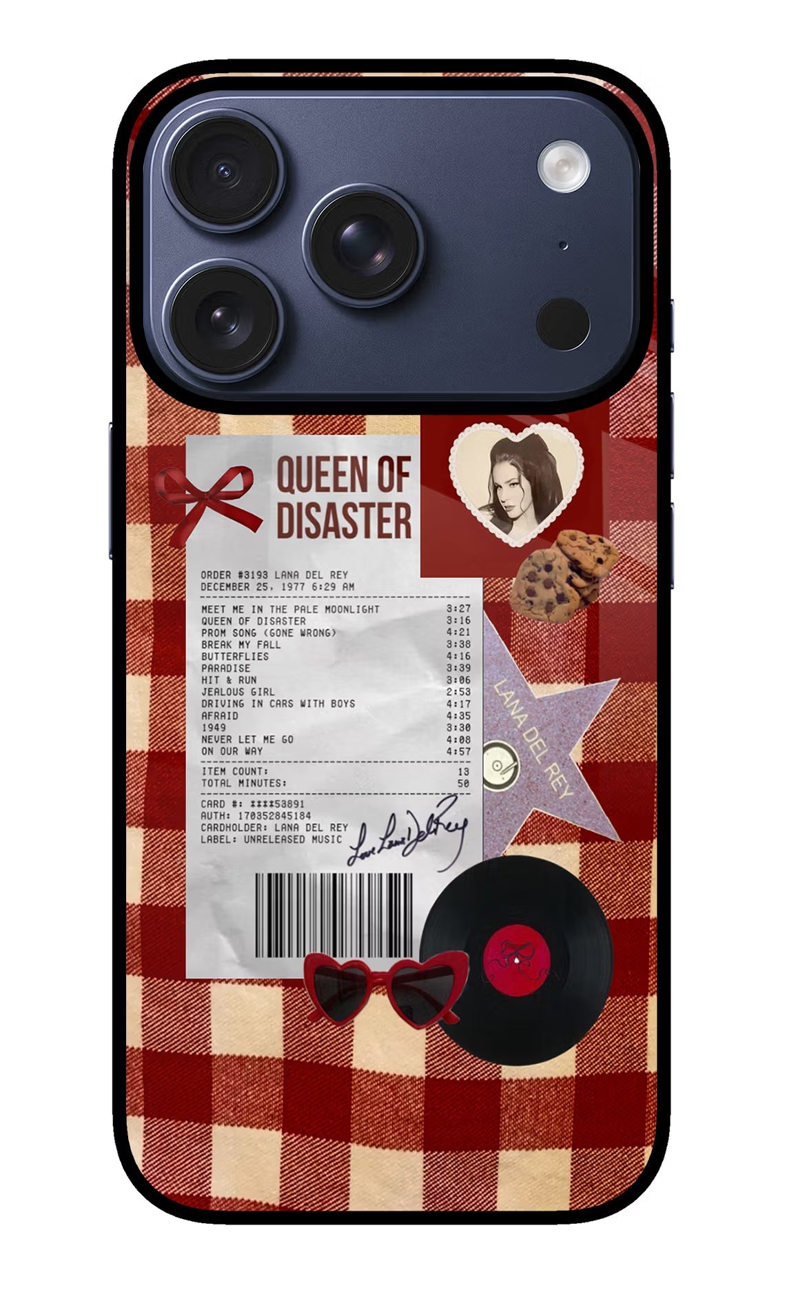 Queen of Disaster iPhone 17 Pro Back Cover
