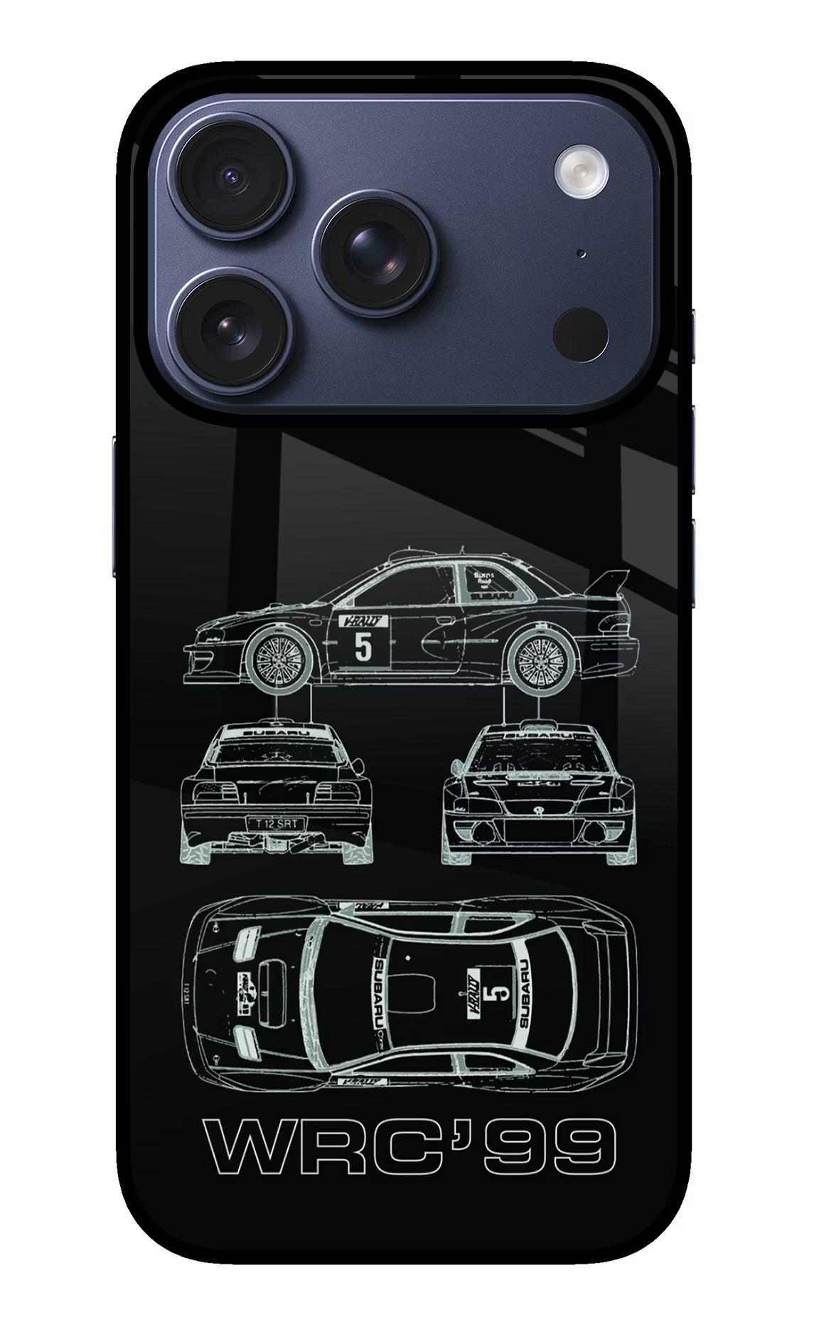 WRC'99 iPhone 17 Pro Glass Case