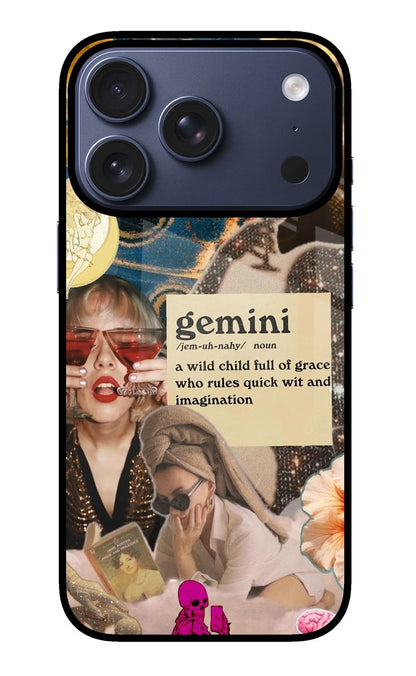 Gemini Zodiac iPhone 17 Pro Back Cover